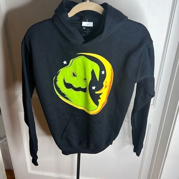 Disney The Nightmare Before Christmas Oogie Boogie Moon Pullover Hoodie NWT Smal - Picture 6 of 6